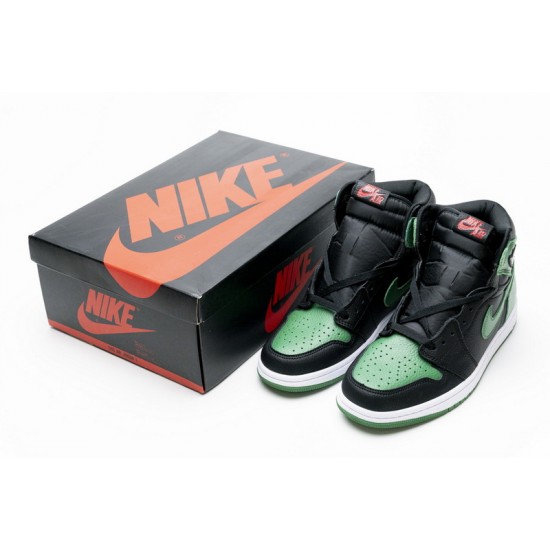 Air Jordan 1 Retro High OG "Pine Green" Black Green 555088-030