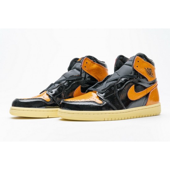 Air Jordan 1 Retro High OG "Shattered Backboard 3.0" Orange Black 555088-028