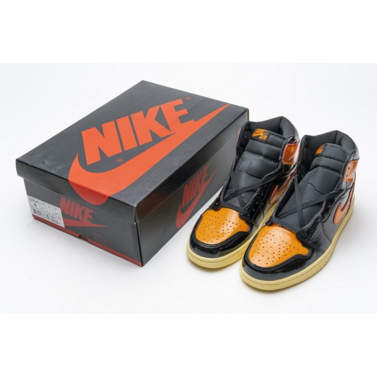 Air Jordan 1 Retro High OG "Shattered Backboard 3.0" Orange Black 555088-028