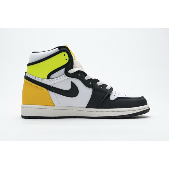 Air Jordan 1 Retro High OG "Volt Gold" Black Yellow Green 555088-118