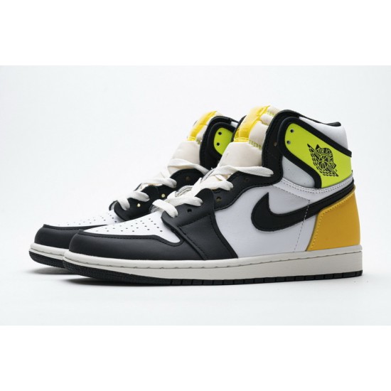 Air Jordan 1 Retro High OG "Volt Gold" Black Yellow Green 555088-118