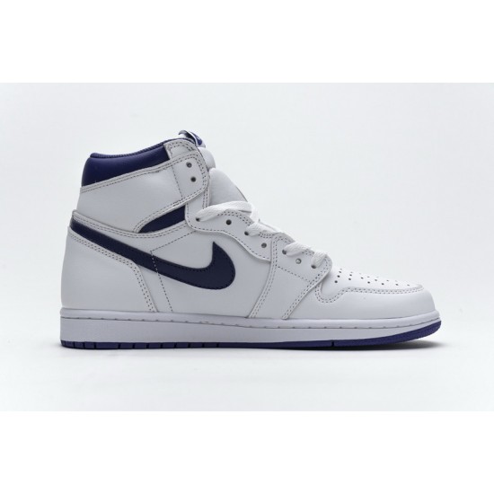 Air Jordan 1 Retro High OG "Blue Moon" White Purple 555088-115