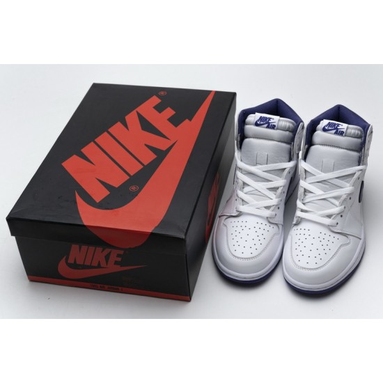 Air Jordan 1 Retro High OG "Blue Moon" White Purple 555088-115