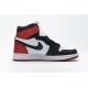 Air Jordan 1 Retro High "Satin Black Toe" Black Red CD0461-016