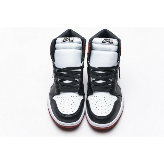 Air Jordan 1 Retro High "Satin Black Toe" Black Red CD0461-016