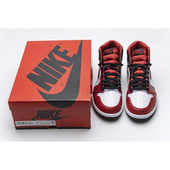 Air Jordan 1 "Satin Snakeskin" Red Black White CD0461-601