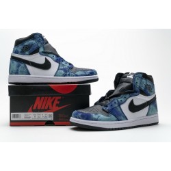 Air Jordan 1 "Tie-Dye" Blue Black CD0461-100