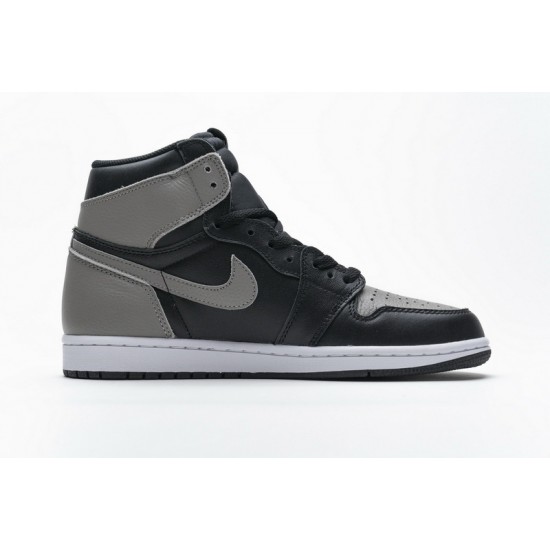 Air Jordan Retro 1 High OG "Sahdow" Grey Black 555088-013