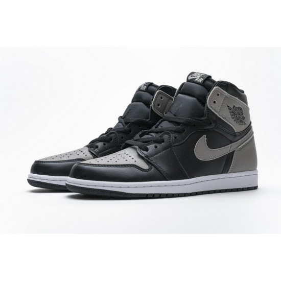 Air Jordan Retro 1 High OG "Sahdow" Grey Black 555088-013