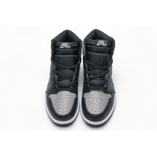 Air Jordan Retro 1 High OG "Sahdow" Grey Black 555088-013
