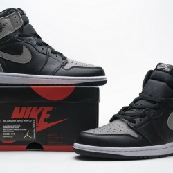 Air Jordan Retro 1 High OG "Sahdow" Grey Black 555088-013