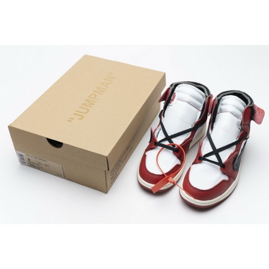 Off-White x Air Jordan 1 High OG "Chicago" White Red AA3834-101