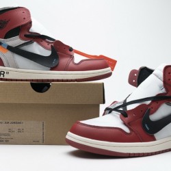 Off-White x Air Jordan 1 High OG "Chicago" White Red AA3834-101