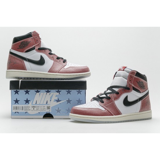 Trophy Room x Air Jordan 1 High OG "Chicago" Red White Black DA2728-100 36-46