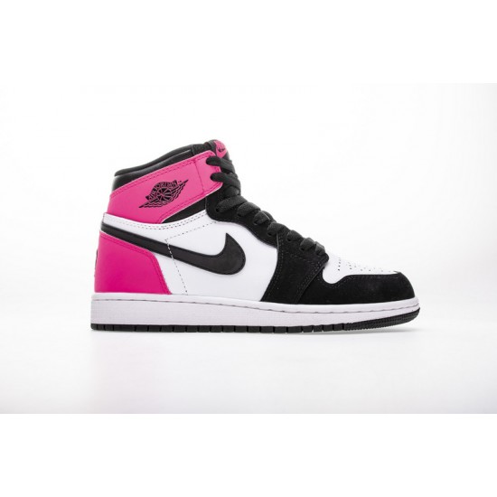 Air Jordan 1 OG High GS "Valentines Day" Pink White Black 881426-009
