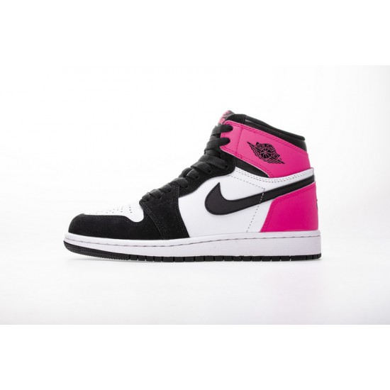 Air Jordan 1 OG High GS "Valentines Day" Pink White Black 881426-009