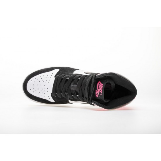 Air Jordan 1 OG High GS "Valentines Day" Pink White Black 881426-009
