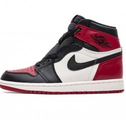 Air Jordan 1 High OG "Bred Toe" Black Red 555088-610