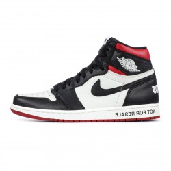 Air Jordan 1 NRG OG High "Not For Resale" Black White Red 861428-106