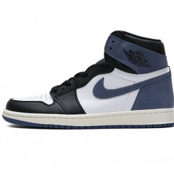 Air Jordan 1 OG Hi Retro "Blue Moon" Blue Black White 555088-115
