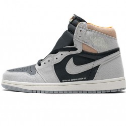 Air Jordan 1 OG Hi Retro "Neutral Grey" Black Grey 555088-018