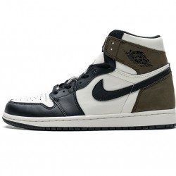 Air Jordan 1 Retro High OG "Dark Mocha" Brown White Black 555088-105