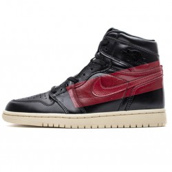 Air Jordan 1 Retro High OG "Defiant Couture" Black Red BQ6682-006