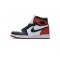 Air Jordan 1 Retro High "Satin Black Toe" Black Red CD0461-016