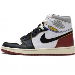 Air Jordan 1 Retro High Union Los Angeles "Black Toe" White Black Red BV1300-106