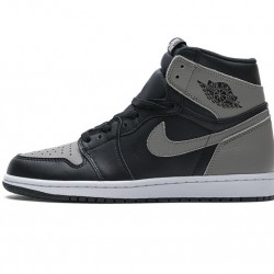 Air Jordan Retro 1 High OG "Sahdow" Grey Black 555088-013