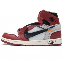 Off-White x Air Jordan 1 High OG "Chicago" White Red AA3834-101