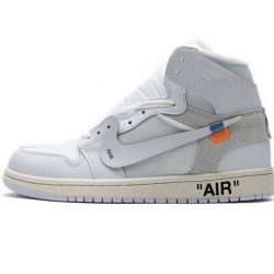 Off-White x Air Jordan 1 High OG "White" All White AQ0818-100
