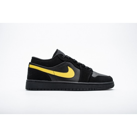 Air Jordan 1 Low "Black University Gold" Black Gold 553558-071