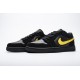 Air Jordan 1 Low "Black University Gold" Black Gold 553558-071