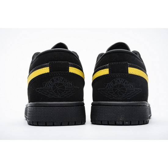 Air Jordan 1 Low "Black University Gold" Black Gold 553558-071