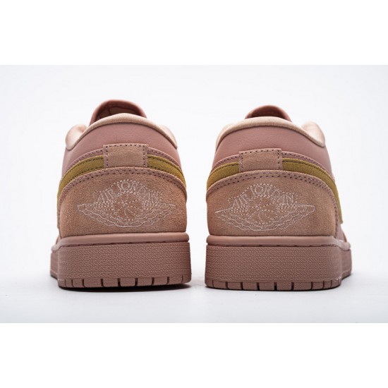 Air Jordan 1 Low "Coral Stardust" Pink Gold CJ9216-676