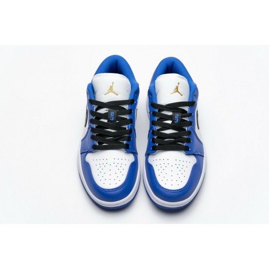 Air Jordan 1 Low "Hyper Royal" Blue White 553558-401