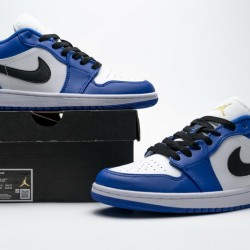 Air Jordan 1 Low "Hyper Royal" Blue White 553558-401