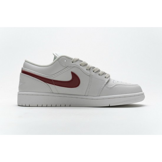 Air Jordan 1 Low "Milk" White Red AQ9941-161