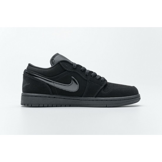 Air Jordan 1 Low "Triple Black" All Black 553558-056 40-45