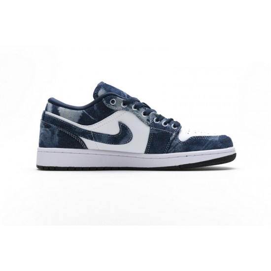 Air Jordan 1 Low "Washed Denim" Blue White CZ8455-100