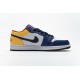 Air Jordan 1 Low "White Deep Royal Blue" Blue Yellow Orange 553558-123