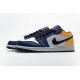 Air Jordan 1 Low "White Deep Royal Blue" Blue Yellow Orange 553558-123