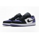 Air Jordan 1 Low "Court Purple" Black Purple 553558-125