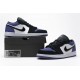 Air Jordan 1 Low "Court Purple" Black Purple 553558-125