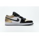 Air Jordan 1 Low "Gold Toe" Black White Gold CQ9447-700