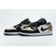 Air Jordan 1 Low "Gold Toe" Black White Gold CQ9447-700