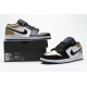 Air Jordan 1 Low "Gold Toe" Black White Gold CQ9447-700