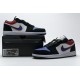 Air Jordan 1 Low "Lakers Top 3" White Blue Purple CJ9216-051