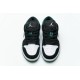 Air Jordan 1 Low "Mystic Green" Black White Green 553558-113